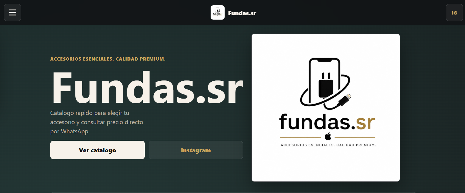 Vista previa del catálogo Fundas SR